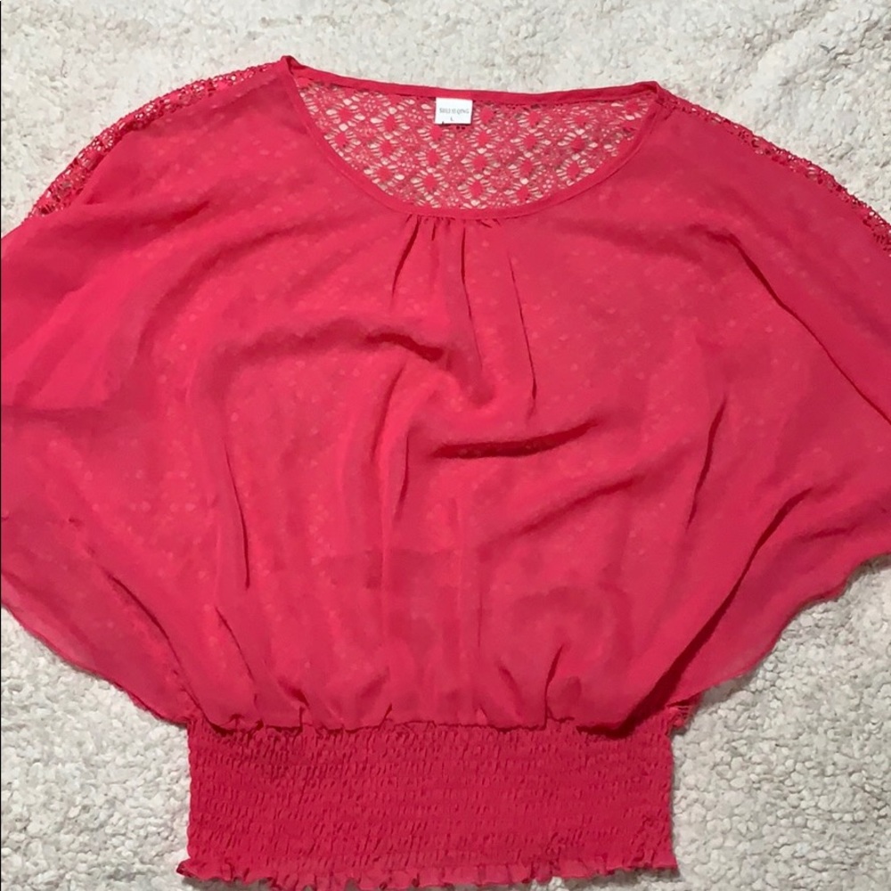 Pink shirt